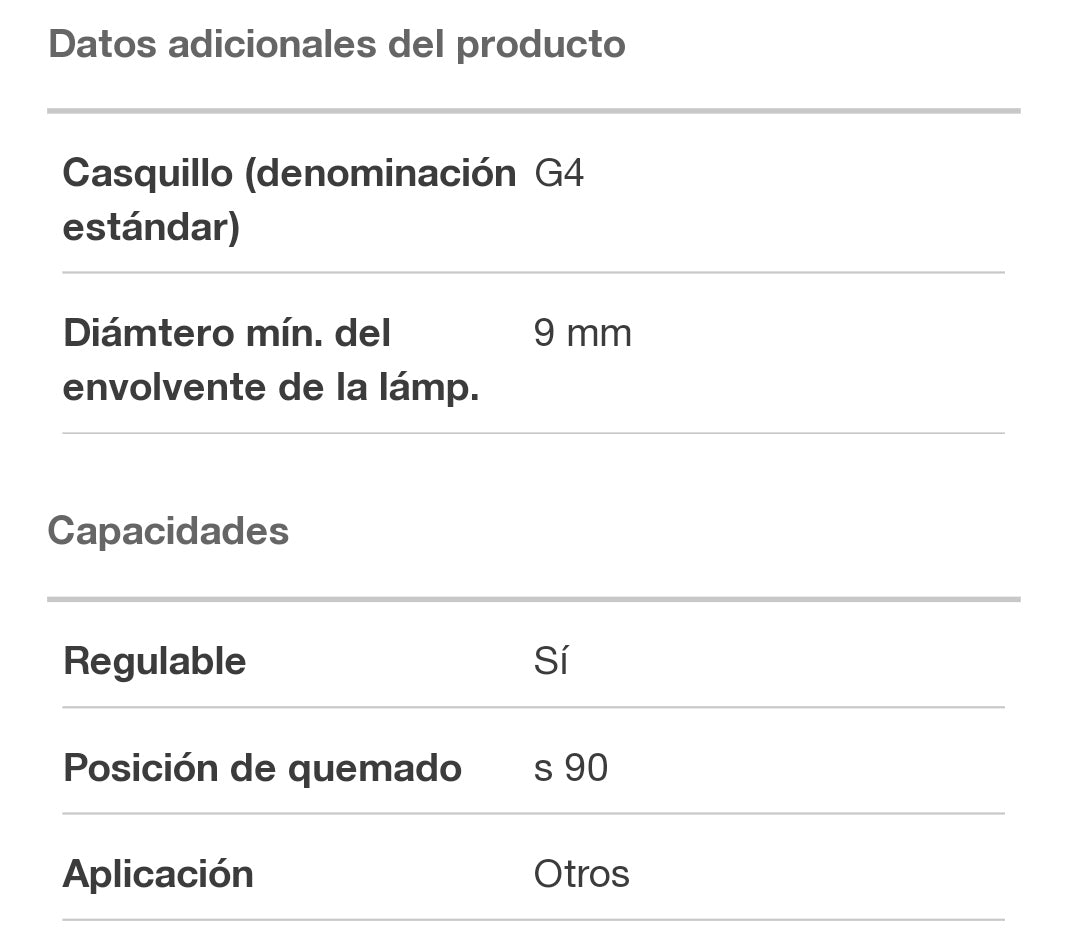 6V - 10W 64225 HLX OSRAM