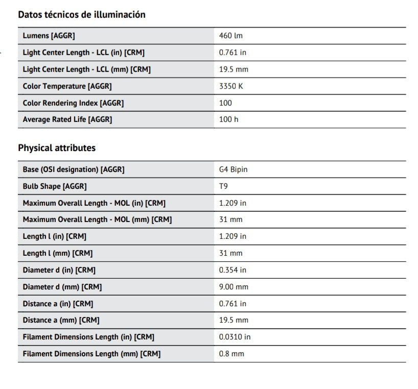 6V - 20W - ESB - OSRAM
