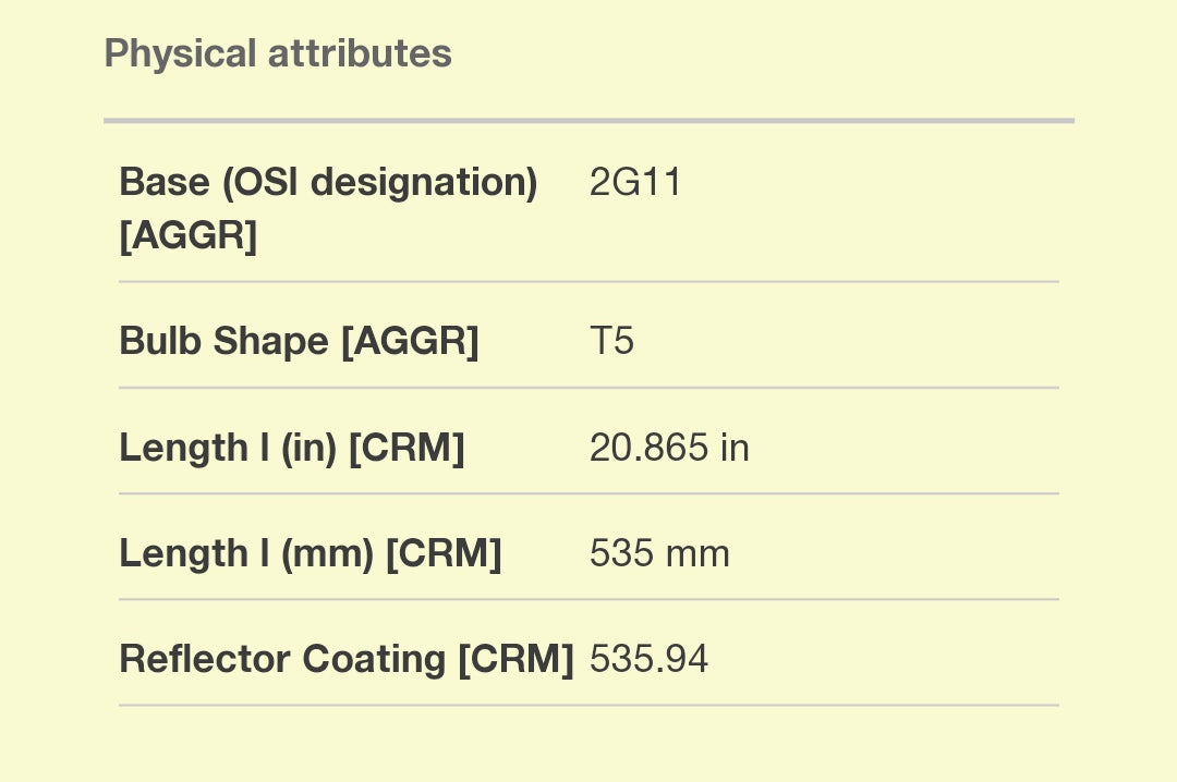 120V - 55W - 2G11 - STUDIOLINE 55W/3200k