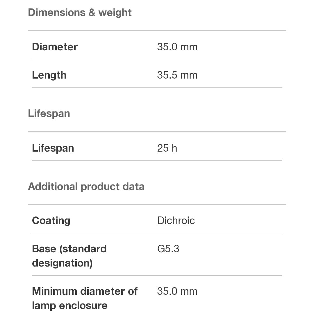 12V - 75W - G5.3 - 64617
