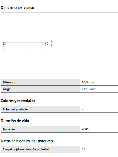 UV-C GERMICIDA HNS 6W OSRAM