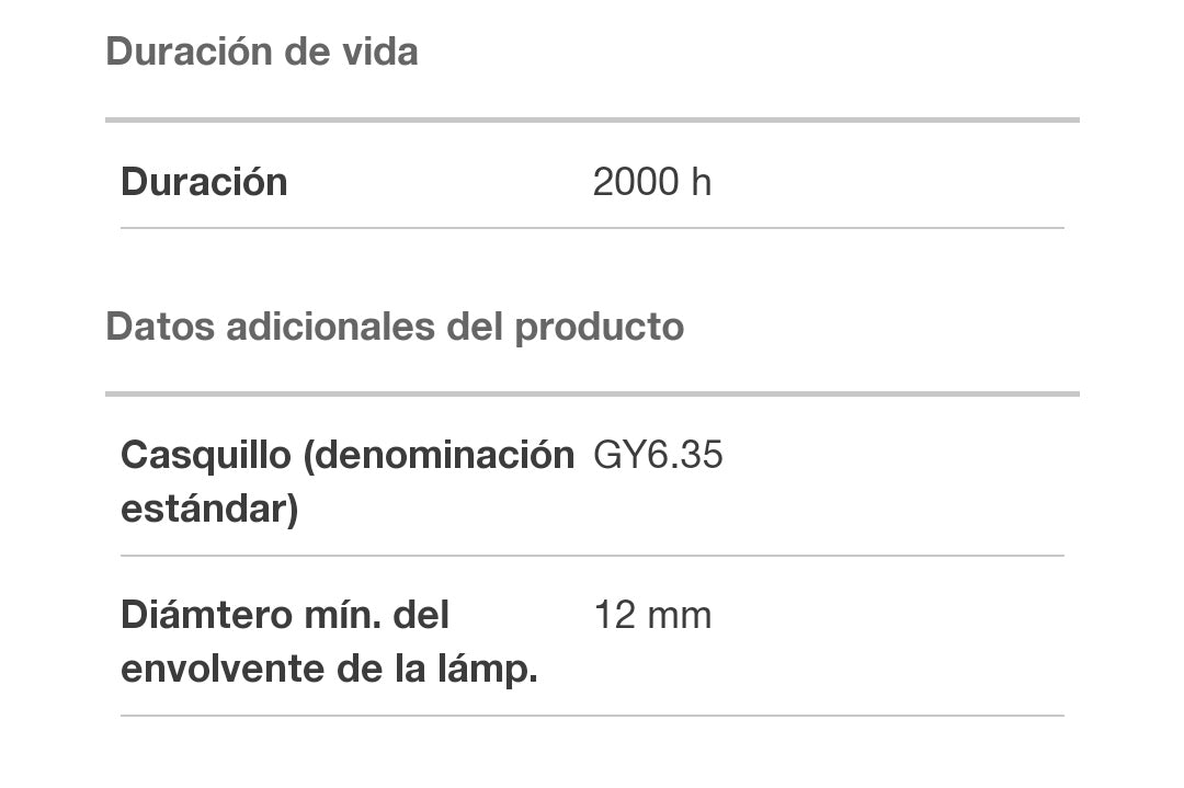 12V - 100W - GY6.35 - EVA - 64623 HLX - OSRAM