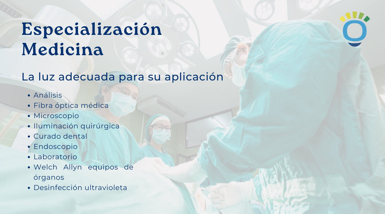 Lamparas dispositivos medicos