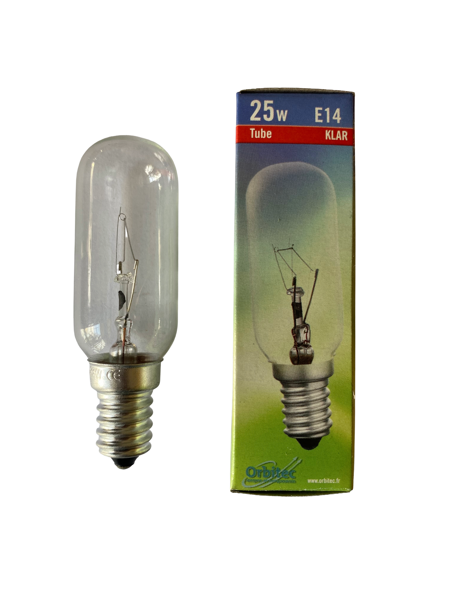 130V - 25W - E14 - Tube Clear