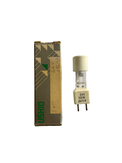 Ushio 24V 100W G8 Bipin – Halógena Científica / Médica