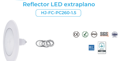 Reflector LED para Piscina 35W BLANCO - Extraplano marca Waking