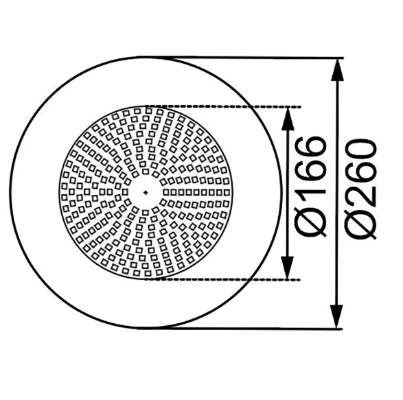 Reflector LED para Piscina 35W BLANCO - Extraplano marca Waking