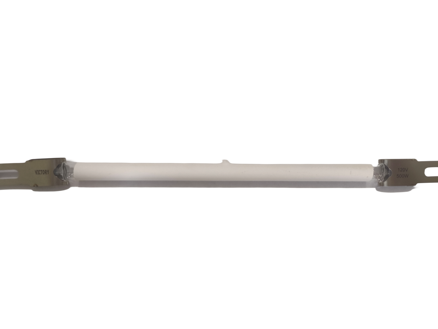 Lámpara Infrarroja Halógena Victory 120V 500W Tipo 64125050 con Abrazaderas Metálicas 242mm