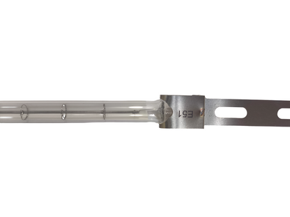 Lámpara Infrarroja Halógena Victory 120V 500W Tipo 64125050 con Abrazaderas Metálicas 242mm
