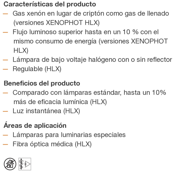 12V - 100W - FCR - 64625 - HLX OSRAM