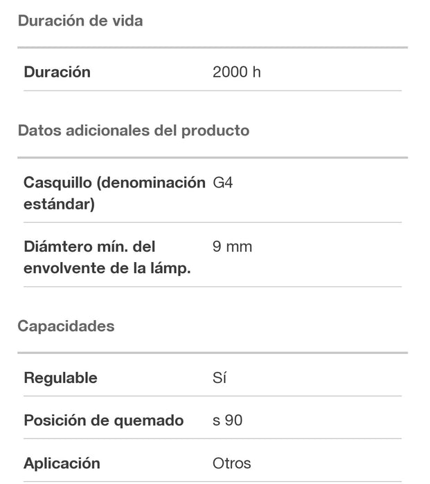 12V - 20W - 64258 HLX OSRAM