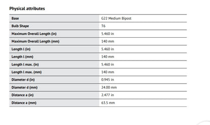 120V - 1000W - G22 - EGT - OSRAM