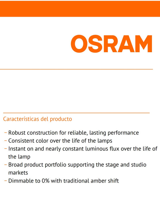 240V - 2000W - FKK - 64789 - OSRAM