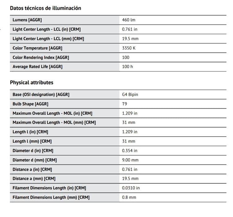 6V - 20W - ESB - OSRAM