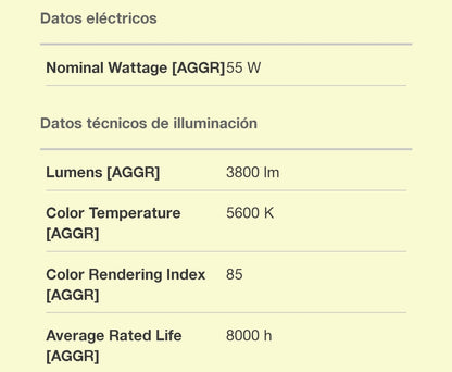 120V - 55W - 2G11 - STUDIOLINE 55W/5600K