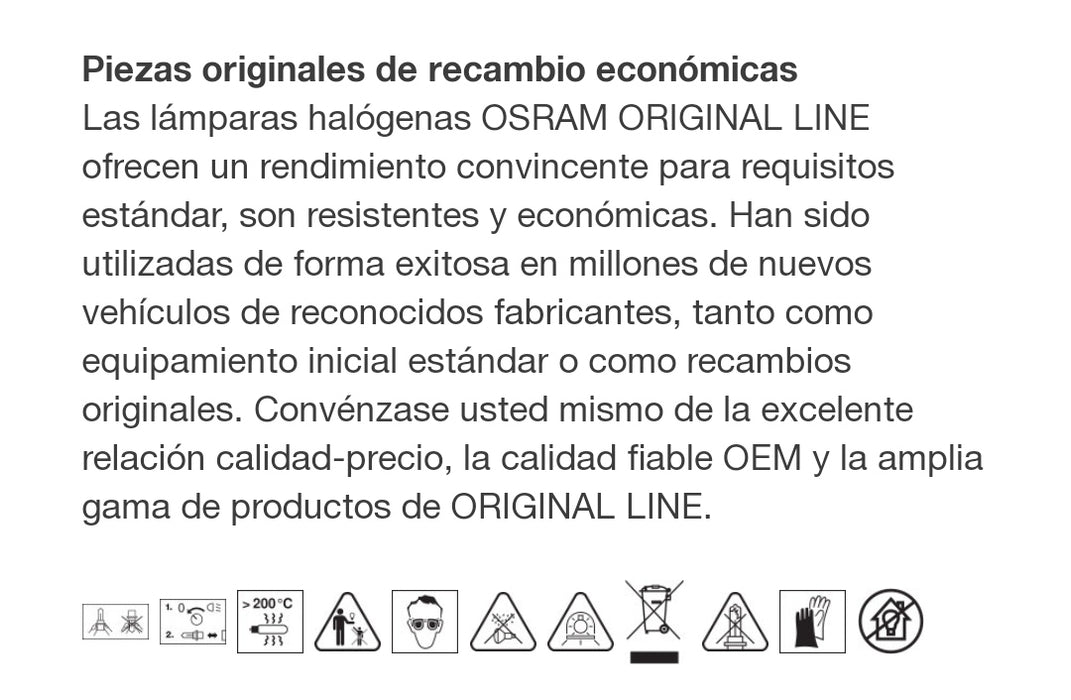 12V - 55W -  H3 - OSRAM