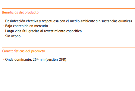 UV-C GERMICIDA HNS 6W OSRAM